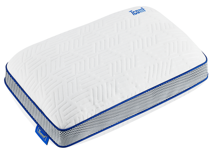 100% Memory Foam Pillow With Dual-Cover and Soft Height Extender